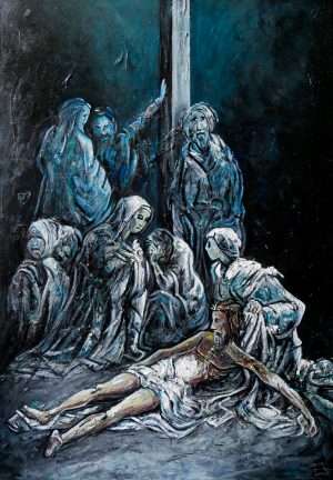 Tableau, Le Christ descendu de la croix