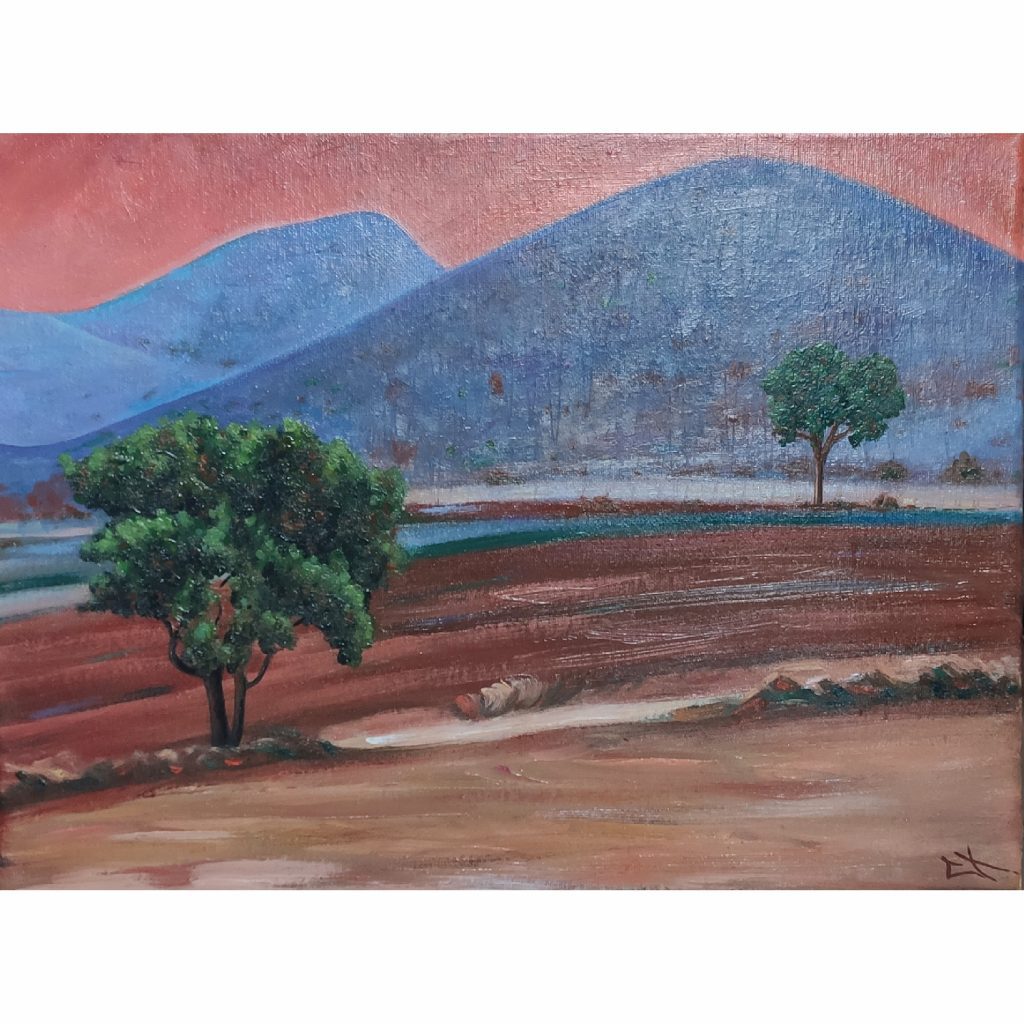 Tableau huile sur toile, Andalousie