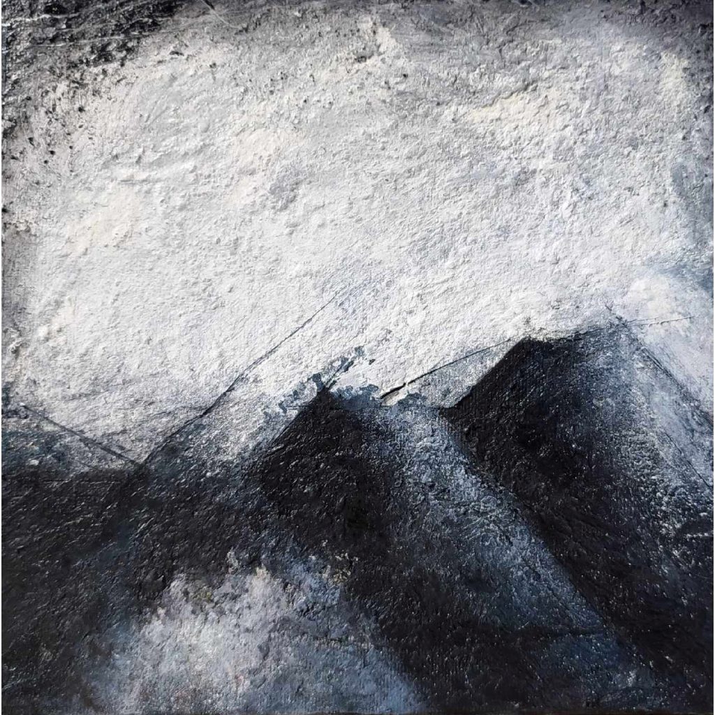 texture peinture pigment noir et blanc