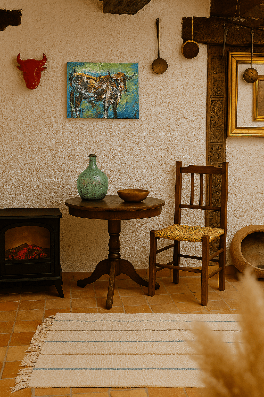 Tableau huile, Taureau camarguais – Image 5