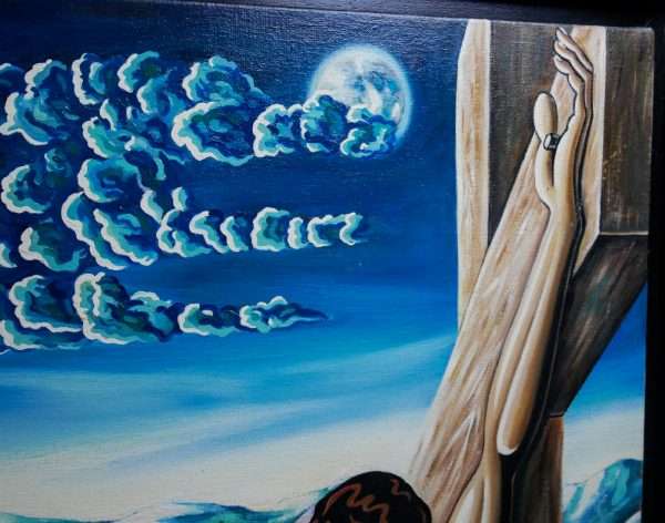 Tableau huile encadré, Les crucifiés – Image 3