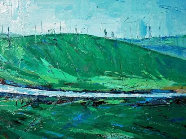 Tableau Paysage figuration abstraite – Image 8