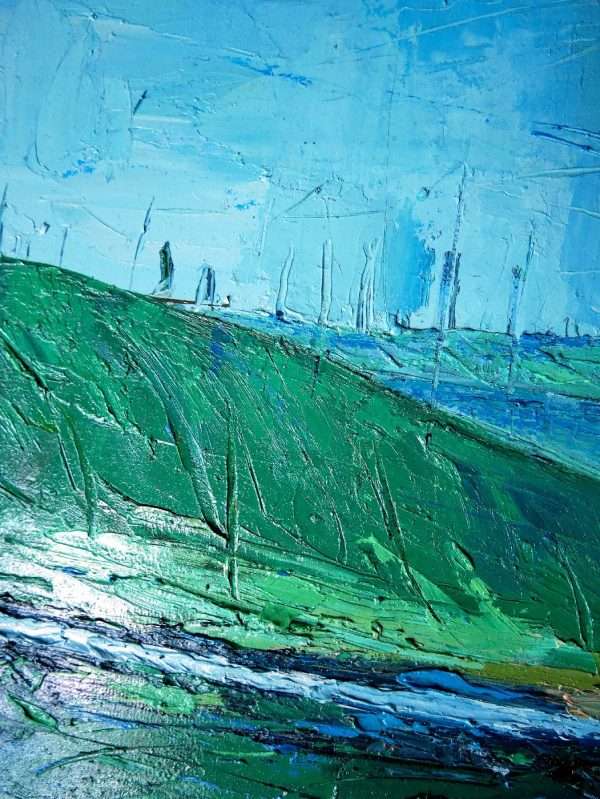Tableau Paysage figuration abstraite – Image 4