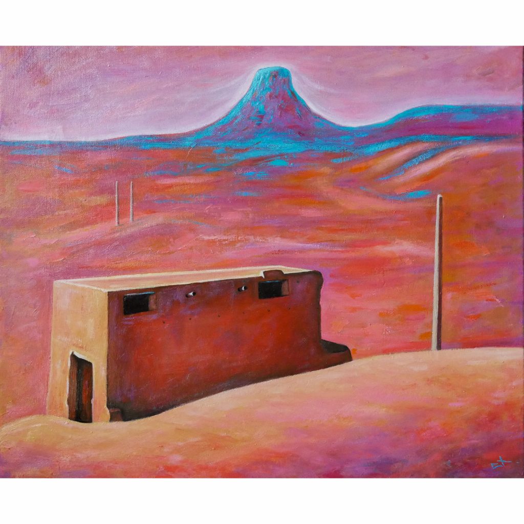 Tableau huile sur toile, Maroc