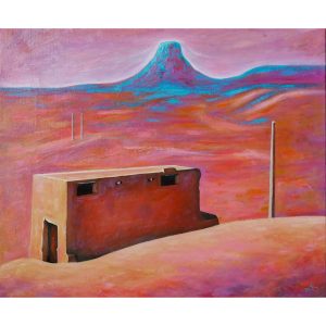 Tableau huile sur toile, Maroc