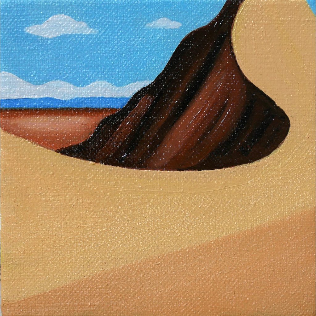 Dune, Tableau huile