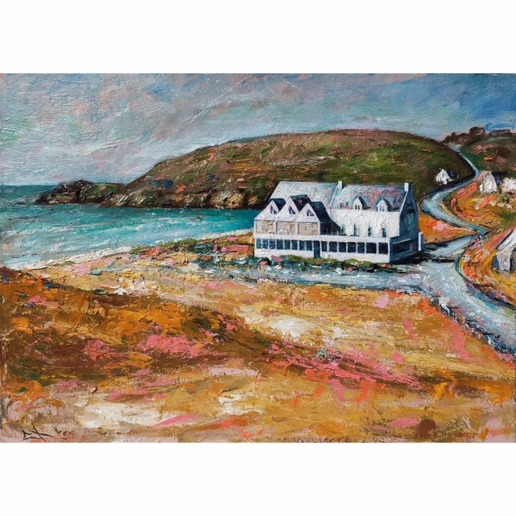 Tableau huile sur toile, Baie des trépassés