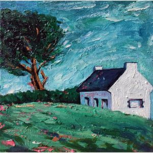 Tableau, Paysage breton (ayant servi d'illustration, publication livre)