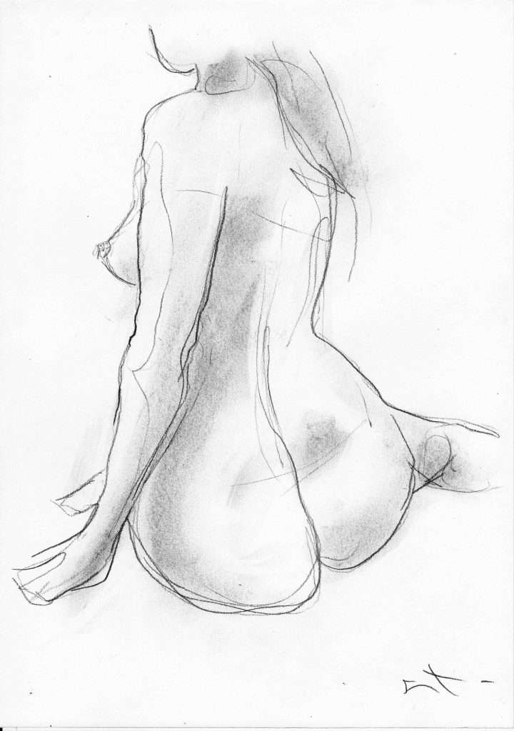 Dessin Etude de nu