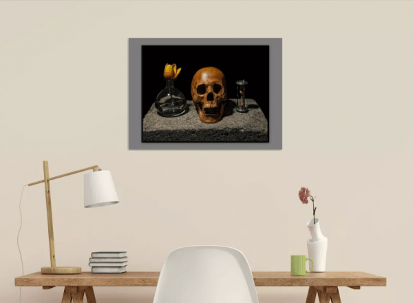 Photographie d'art encadrée, La Vanité ou Allégorie de la Vie Humaine – Image 3