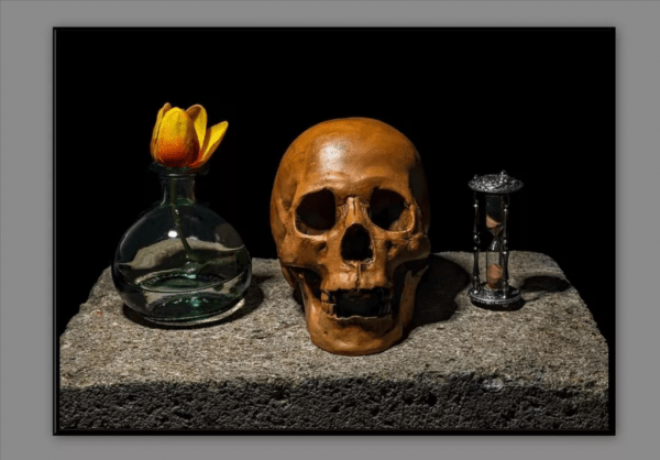Photographie d'art encadrée, La Vanité ou Allégorie de la Vie Humaine – Image 2