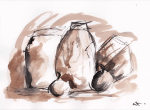 Dessin nature morte