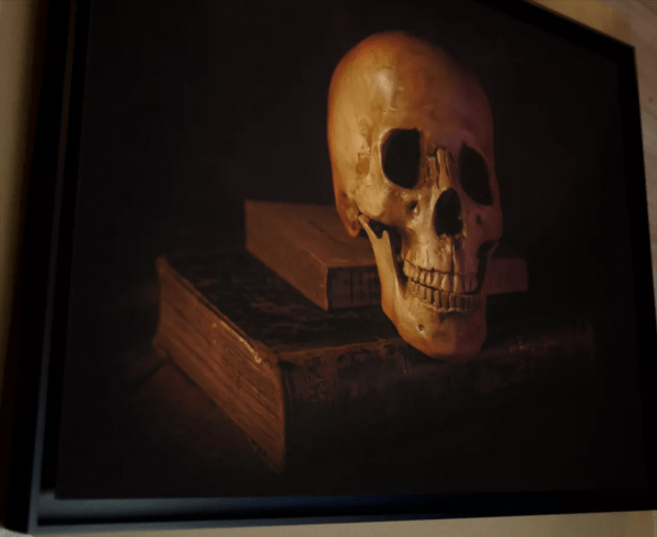 Photographie d'art encadrée, Vanité, Inspirée du tableau de Ludger Larose – Image 3