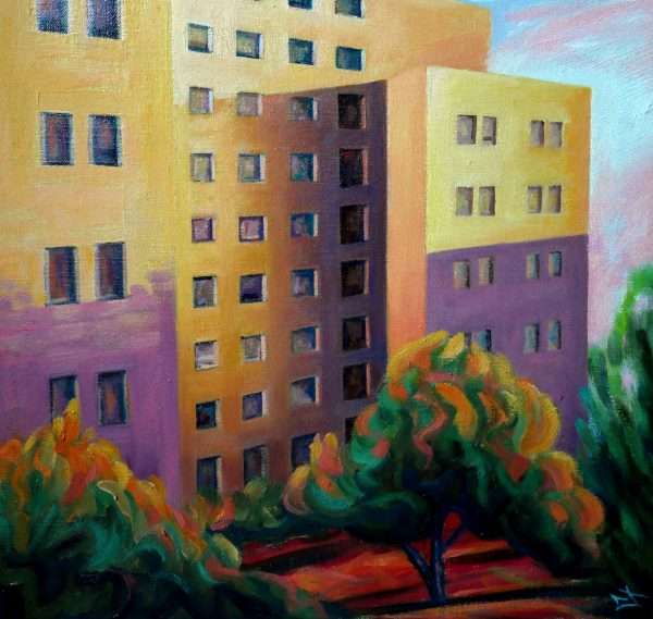 Tableau huile sur toile Montpellier – Image 2