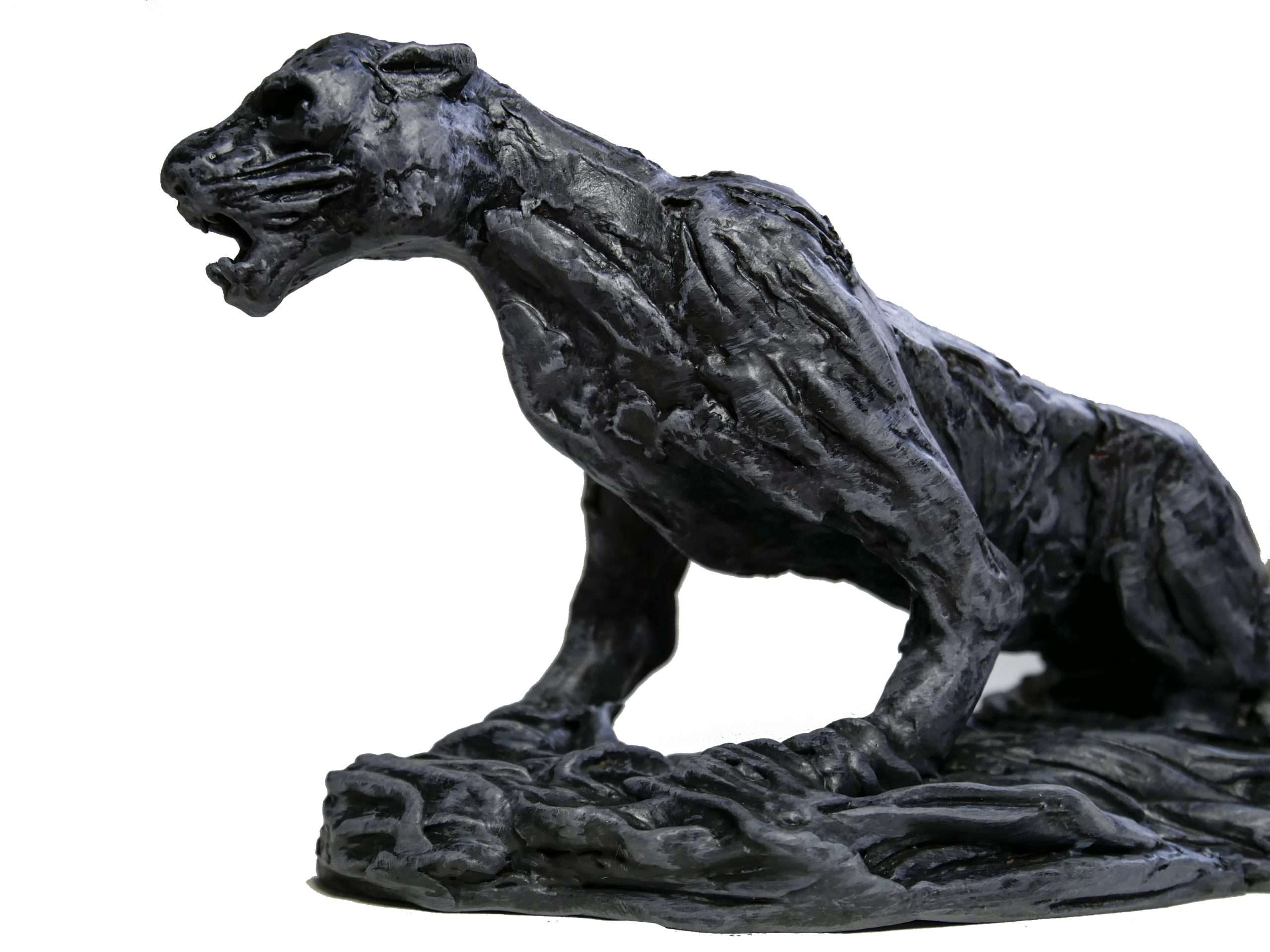 Sculpture en argile - Fauve enlisé – Image 3