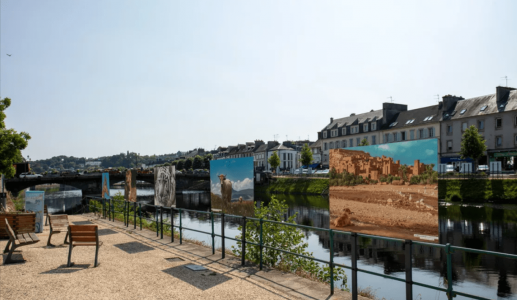 exposition à Chateaulin bretagne de photos animalières grand format par Lionel Le Jeune
