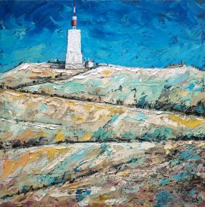 Peinture tableau à l huile Mont Ventoux par Lionel Le Jeune